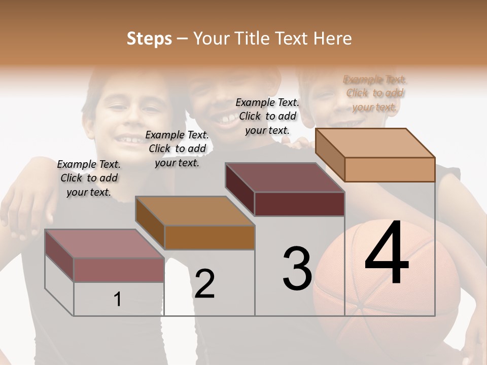 Holding Eight Year Old Sport PowerPoint Template
