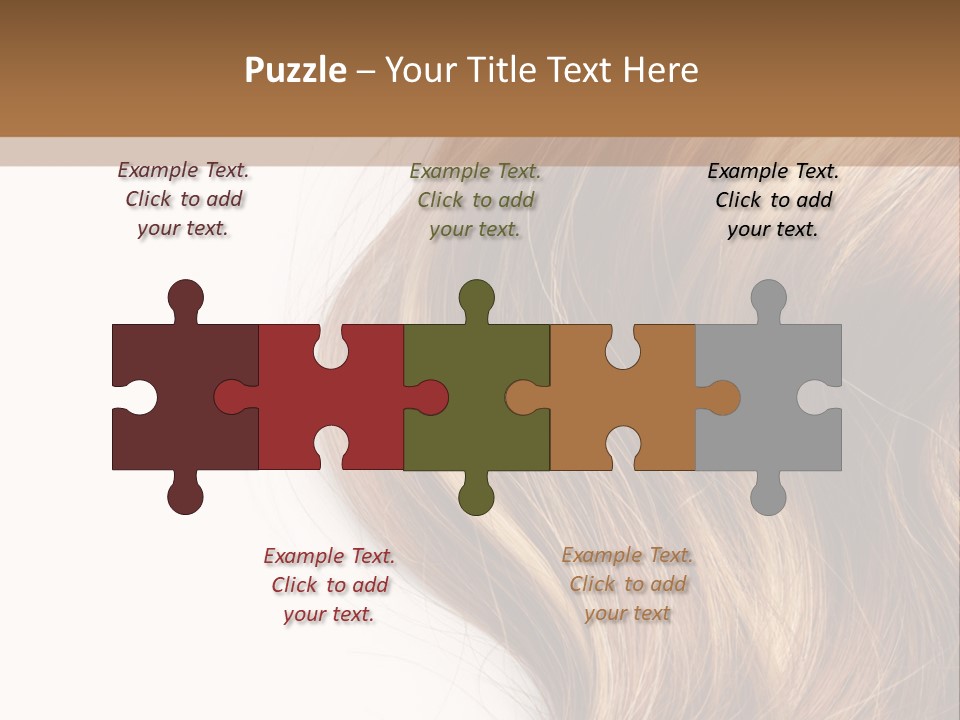 Human Textured Curled PowerPoint Template