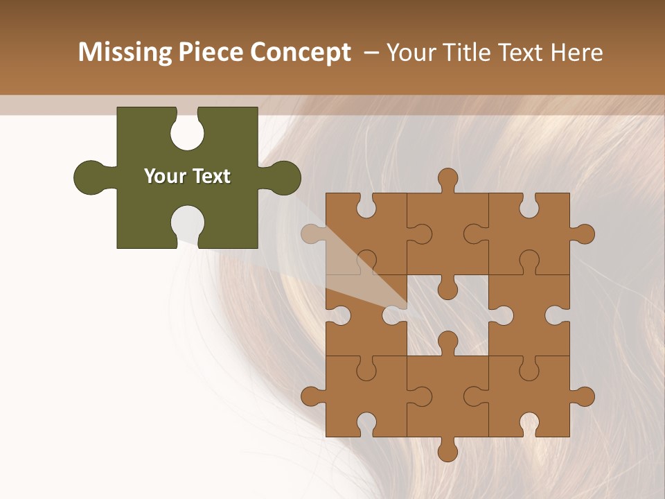 Human Textured Curled PowerPoint Template