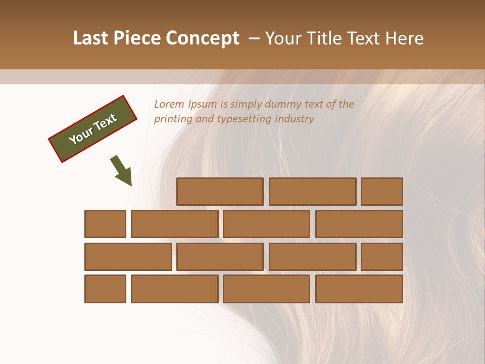 Human Textured Curled PowerPoint Template