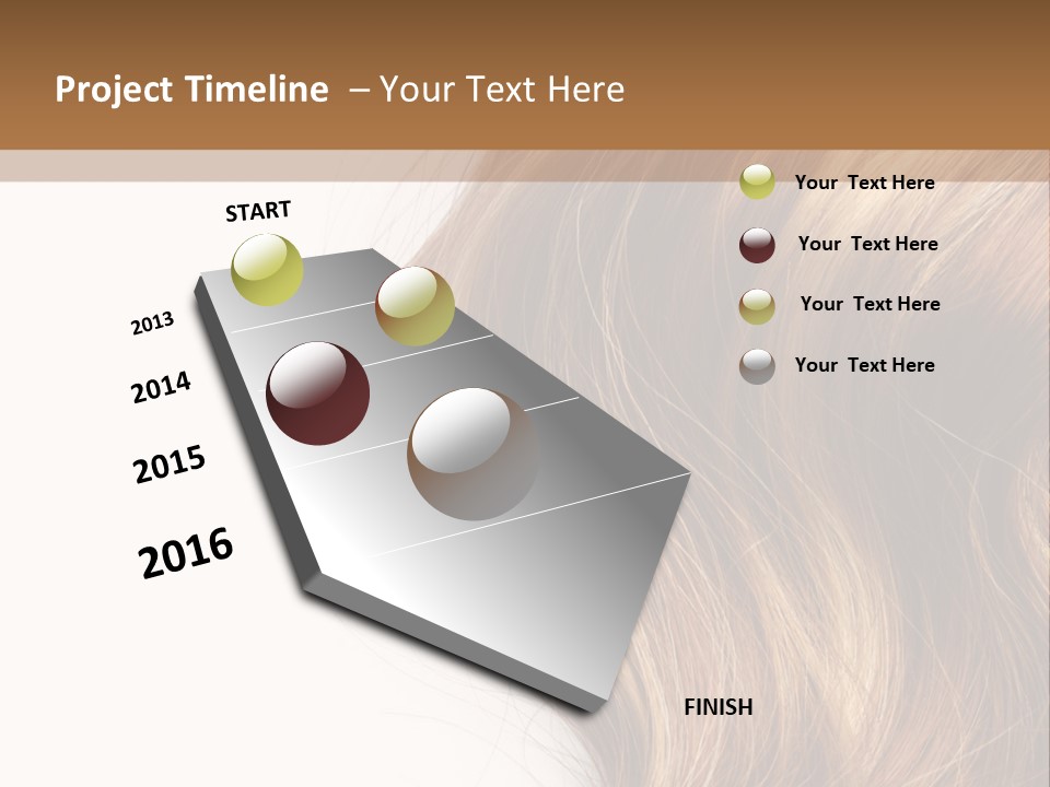 Human Textured Curled PowerPoint Template