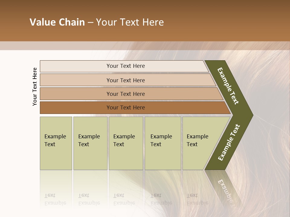 Human Textured Curled PowerPoint Template