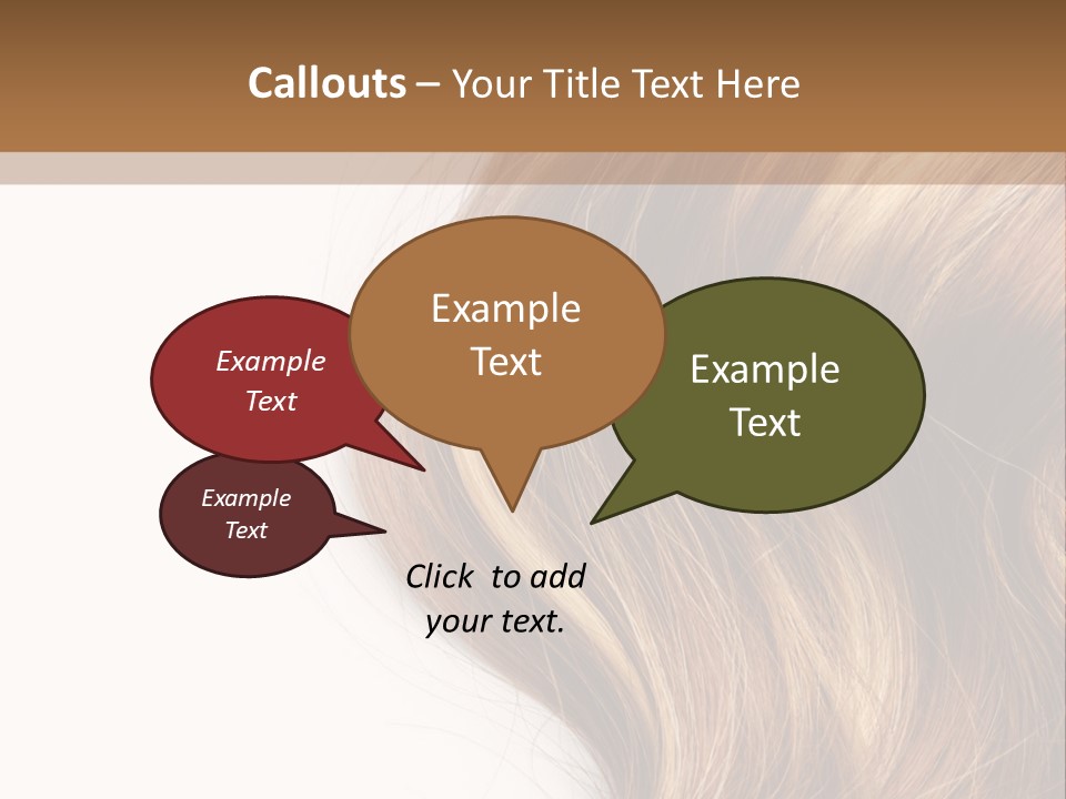 Human Textured Curled PowerPoint Template