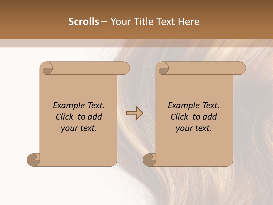 Human Textured Curled PowerPoint Template