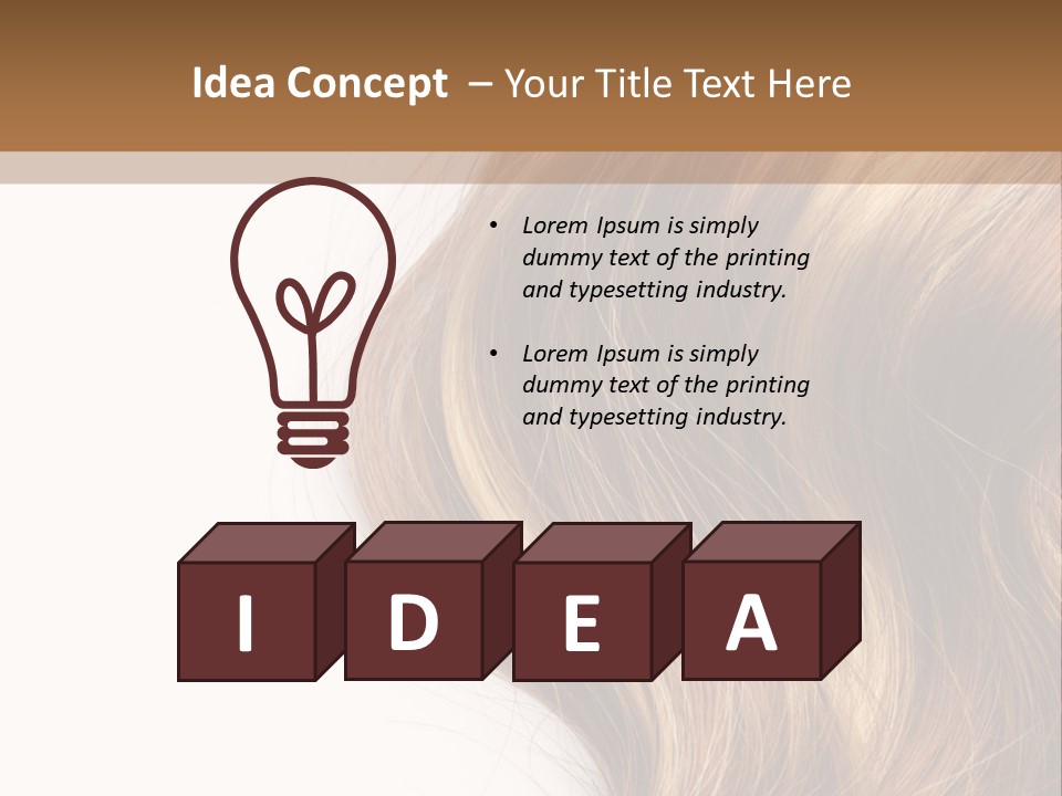 Human Textured Curled PowerPoint Template