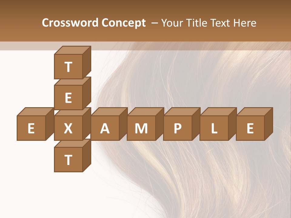 Human Textured Curled PowerPoint Template