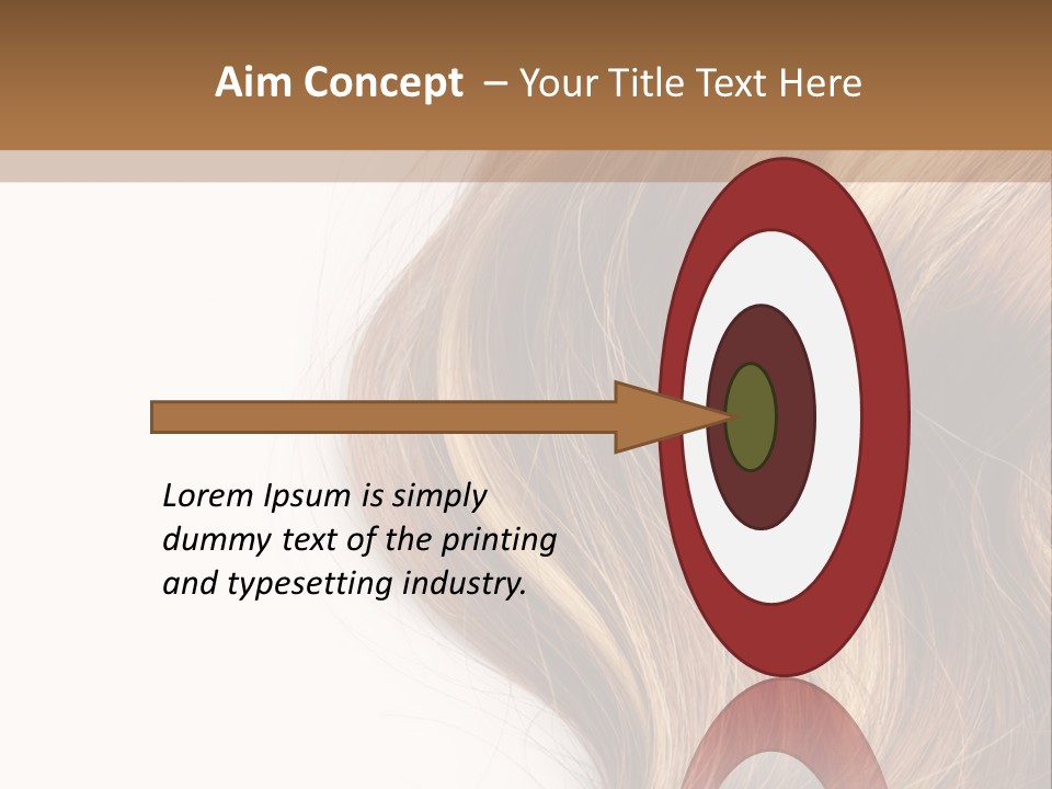 Human Textured Curled PowerPoint Template