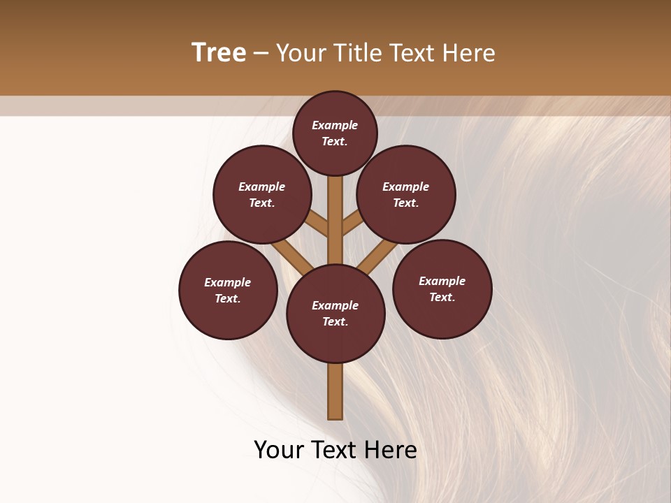 Human Textured Curled PowerPoint Template