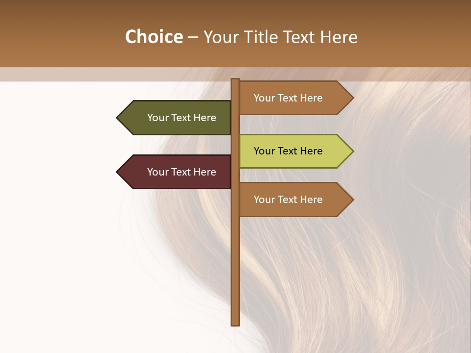 Human Textured Curled PowerPoint Template