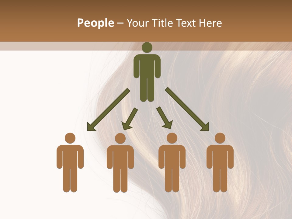 Human Textured Curled PowerPoint Template