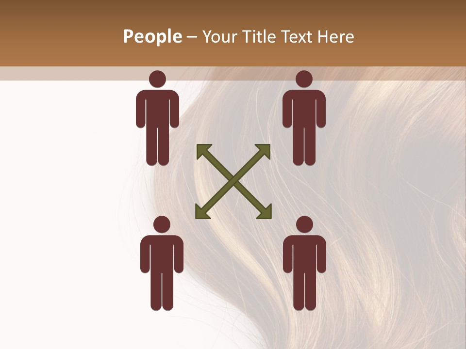 Human Textured Curled PowerPoint Template