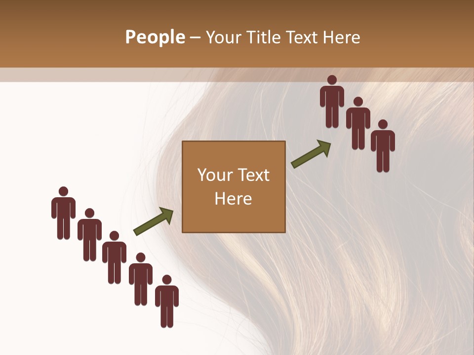 Human Textured Curled PowerPoint Template