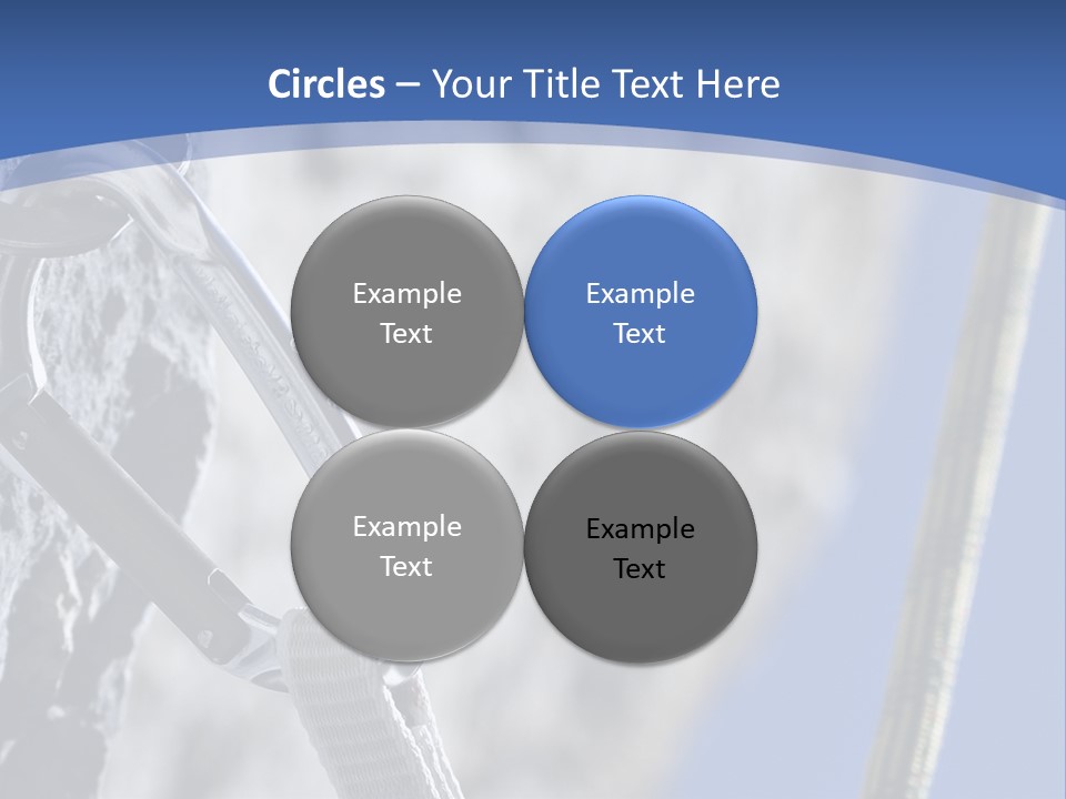 Sure Mountains Karabiner PowerPoint Template