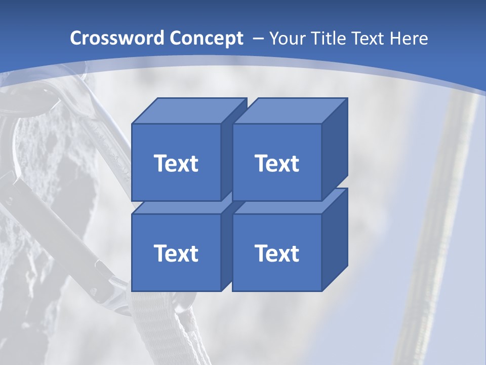 Sure Mountains Karabiner PowerPoint Template