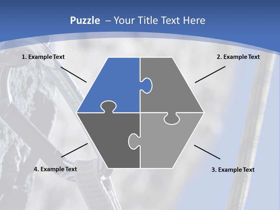 Sure Mountains Karabiner PowerPoint Template