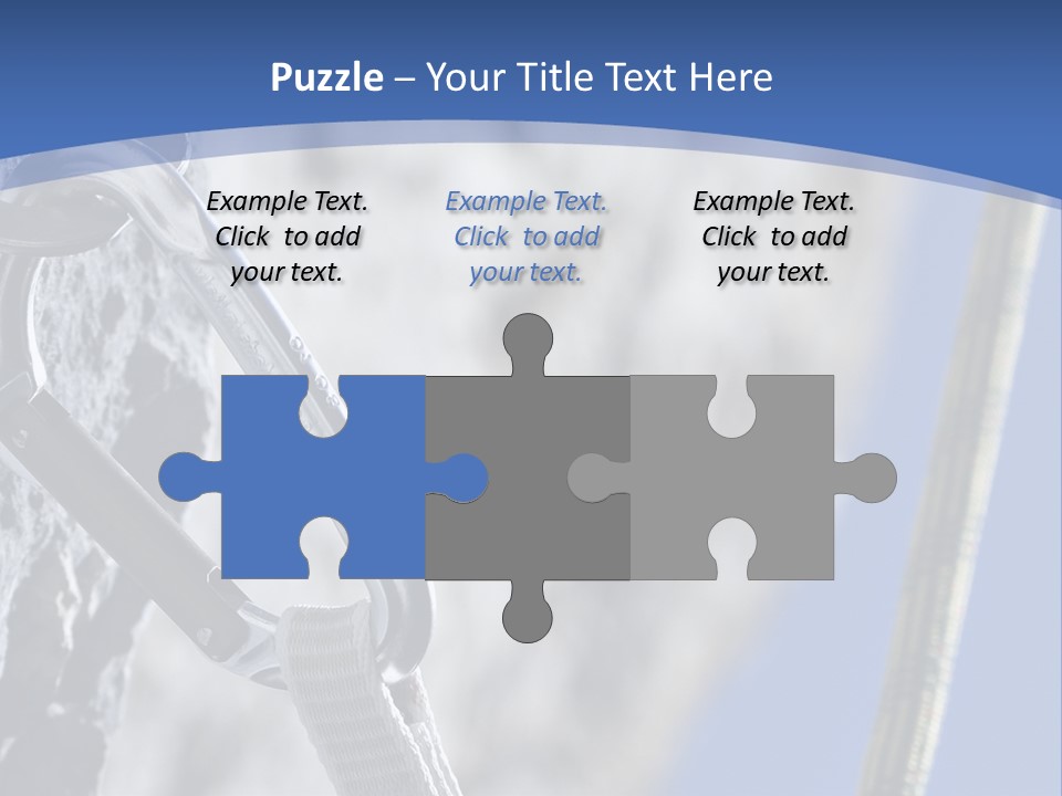 Sure Mountains Karabiner PowerPoint Template