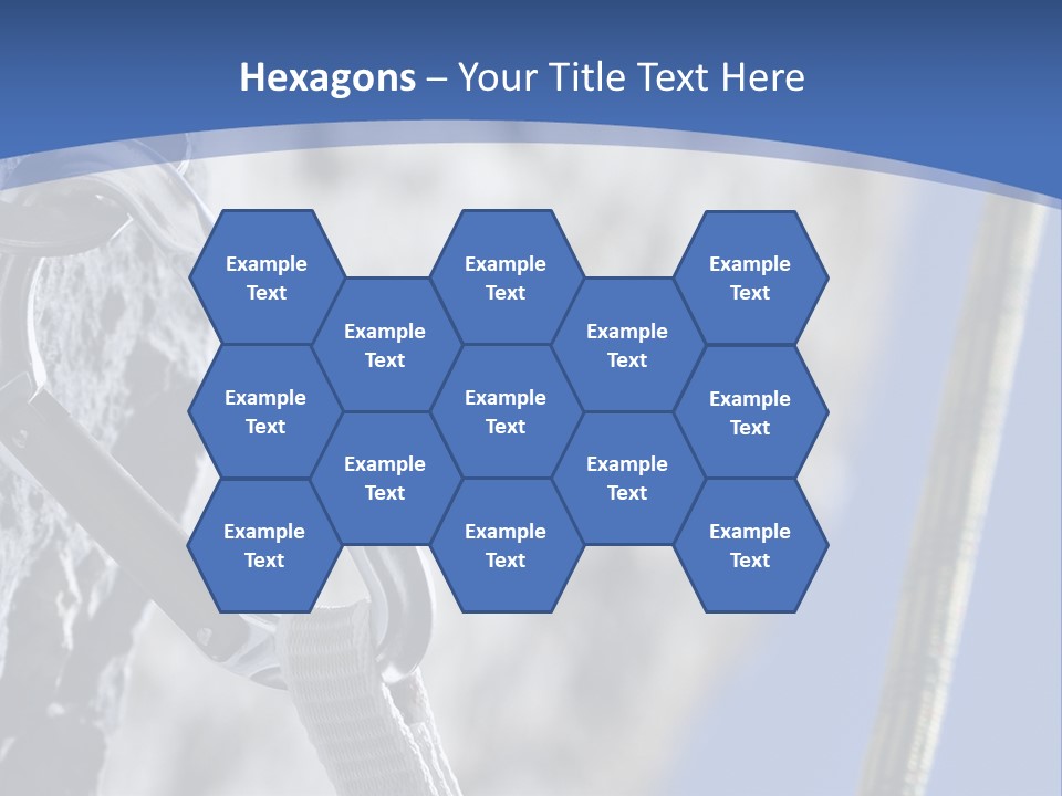 Sure Mountains Karabiner PowerPoint Template