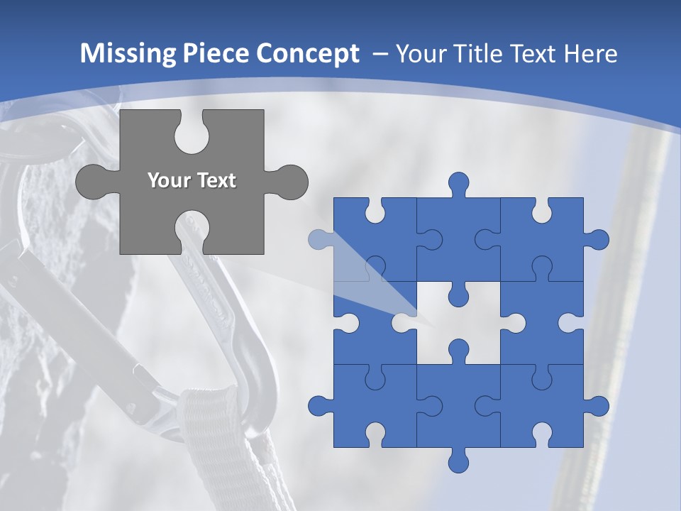 Sure Mountains Karabiner PowerPoint Template