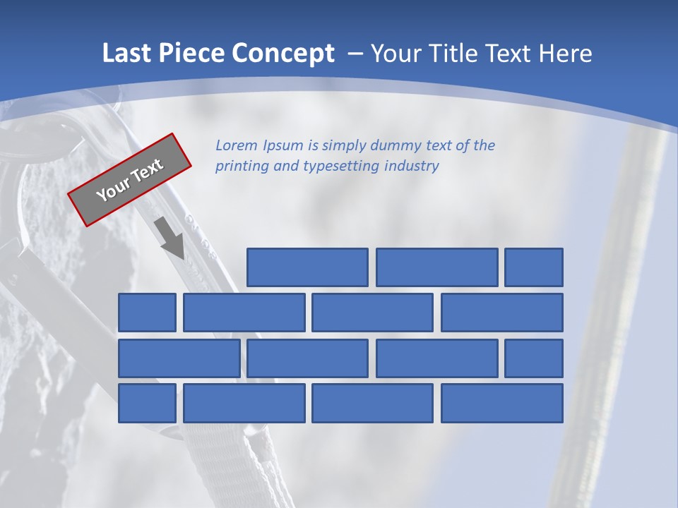 Sure Mountains Karabiner PowerPoint Template