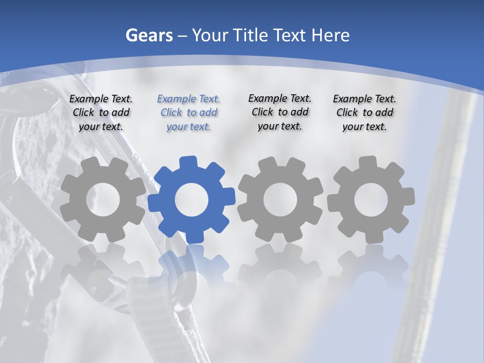 Sure Mountains Karabiner PowerPoint Template