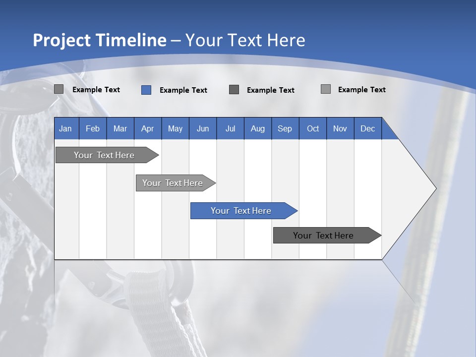 Sure Mountains Karabiner PowerPoint Template