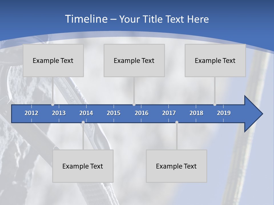 Sure Mountains Karabiner PowerPoint Template