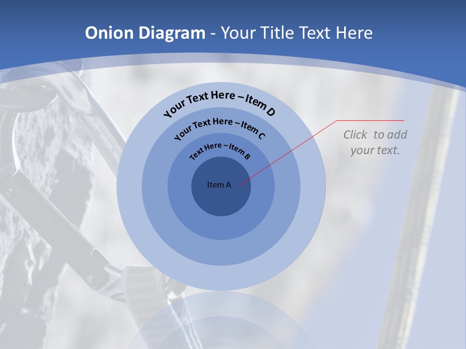 Sure Mountains Karabiner PowerPoint Template