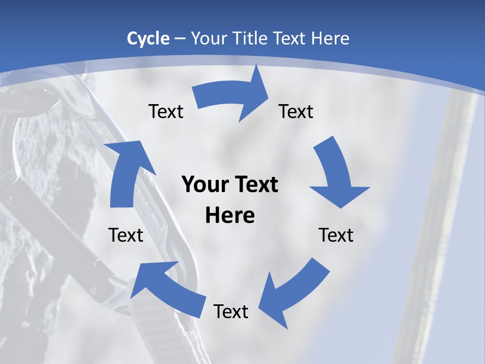 Sure Mountains Karabiner PowerPoint Template