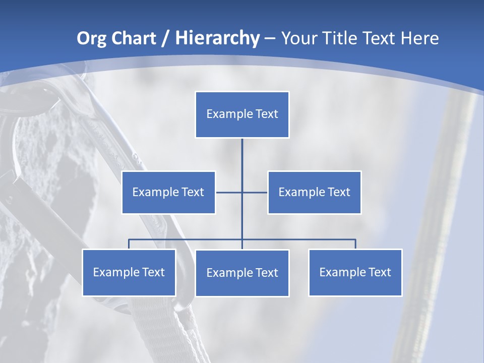 Sure Mountains Karabiner PowerPoint Template