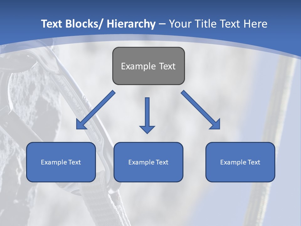 Sure Mountains Karabiner PowerPoint Template