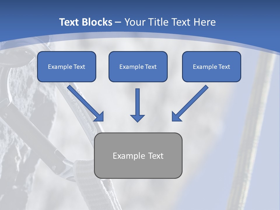 Sure Mountains Karabiner PowerPoint Template