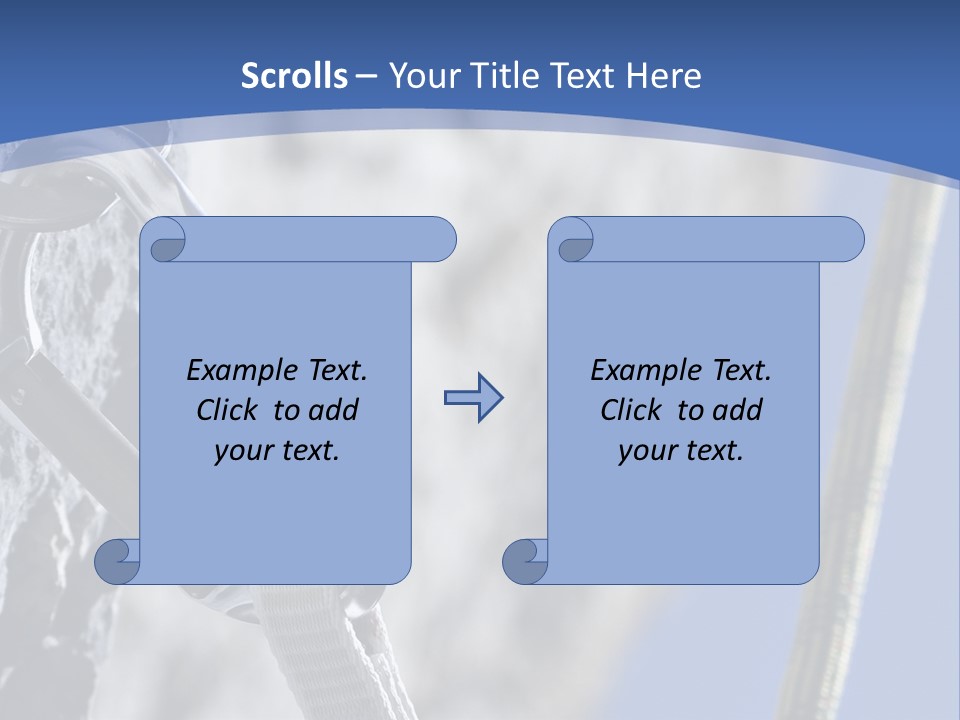 Sure Mountains Karabiner PowerPoint Template
