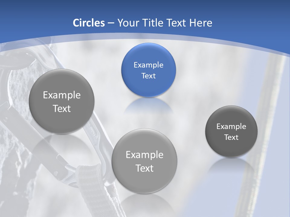 Sure Mountains Karabiner PowerPoint Template