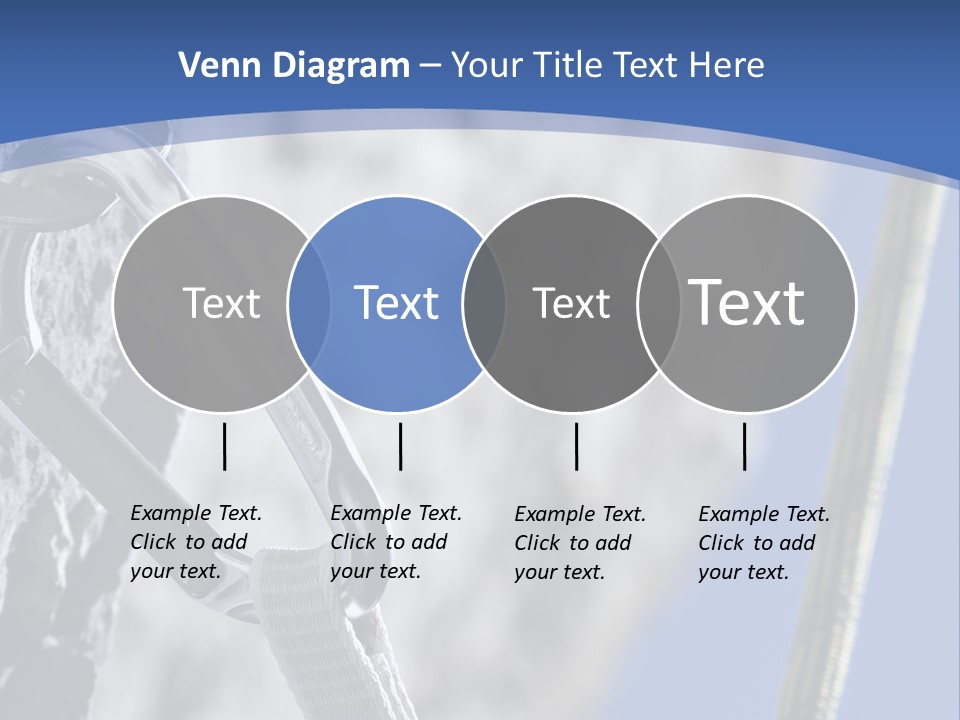 Sure Mountains Karabiner PowerPoint Template