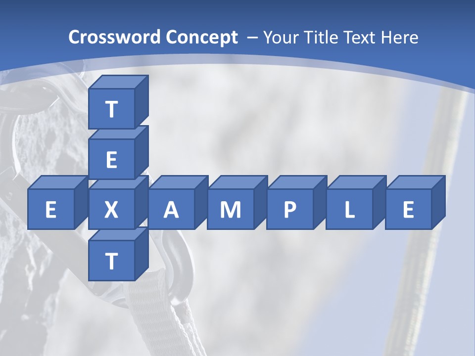 Sure Mountains Karabiner PowerPoint Template
