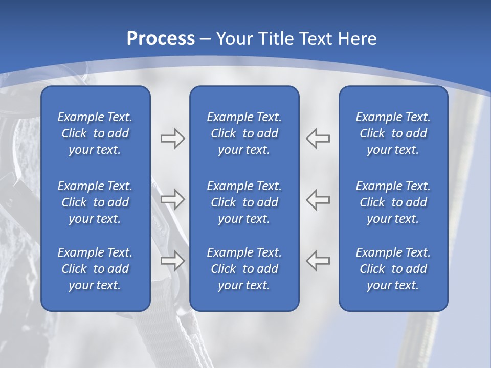 Sure Mountains Karabiner PowerPoint Template