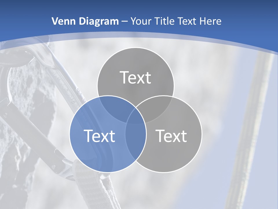 Sure Mountains Karabiner PowerPoint Template