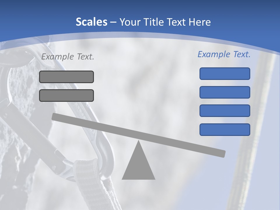 Sure Mountains Karabiner PowerPoint Template