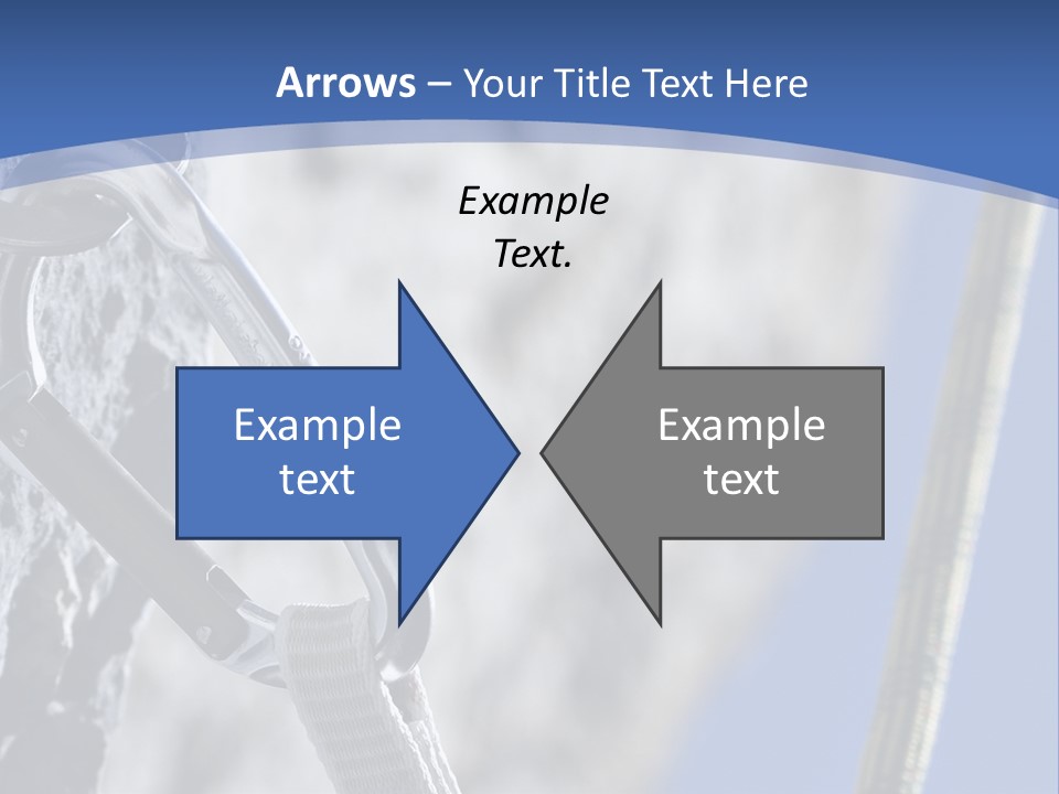 Sure Mountains Karabiner PowerPoint Template