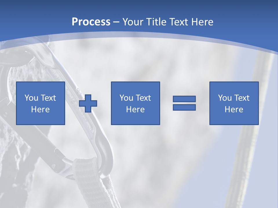 Sure Mountains Karabiner PowerPoint Template