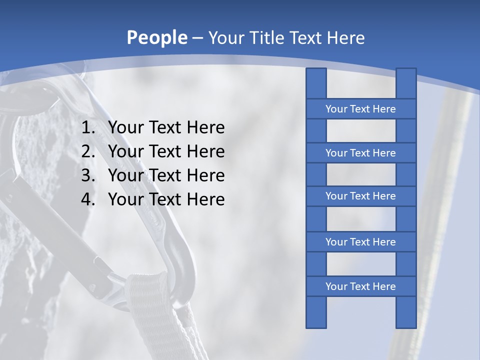 Sure Mountains Karabiner PowerPoint Template