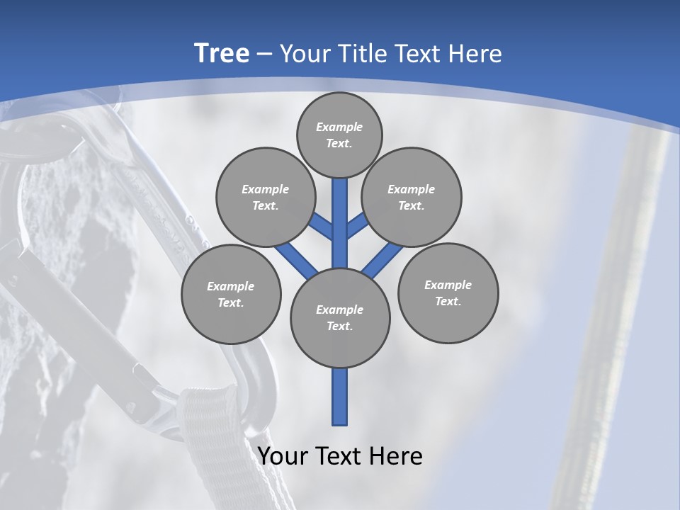 Sure Mountains Karabiner PowerPoint Template