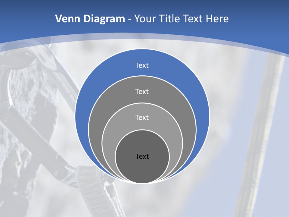 Sure Mountains Karabiner PowerPoint Template