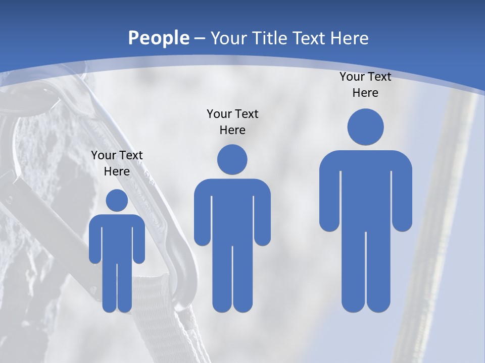 Sure Mountains Karabiner PowerPoint Template