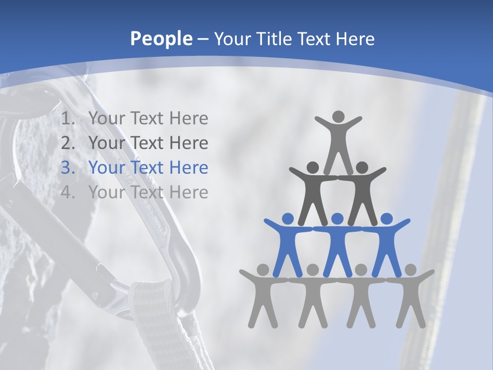 Sure Mountains Karabiner PowerPoint Template