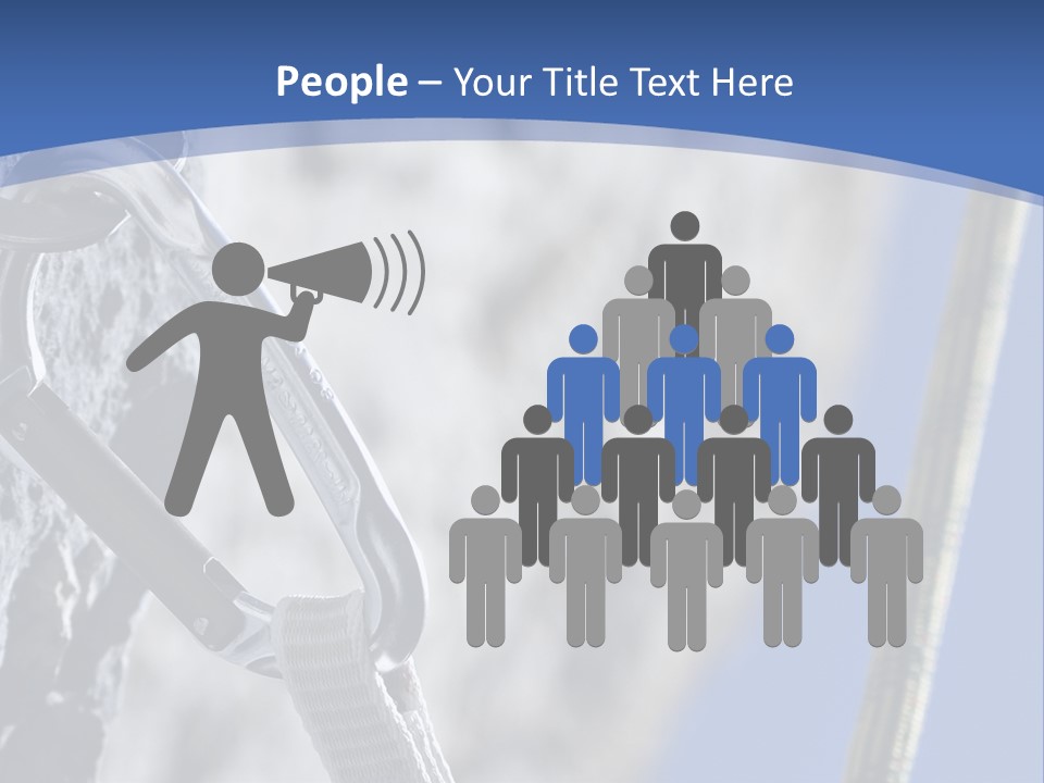 Sure Mountains Karabiner PowerPoint Template