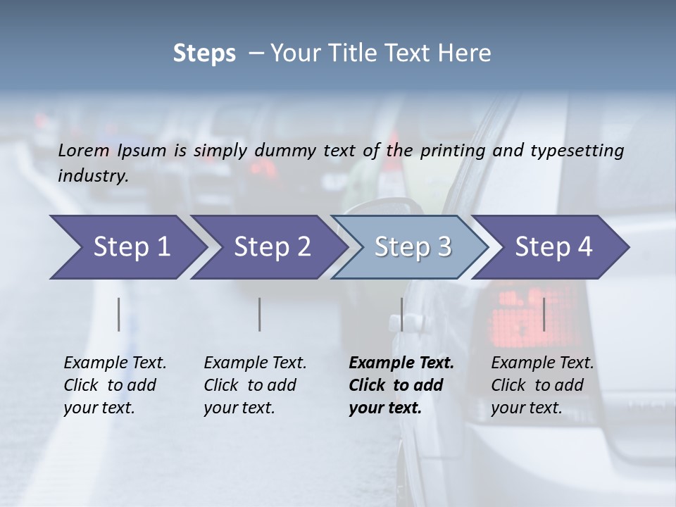 Jam Irritation Drive PowerPoint Template