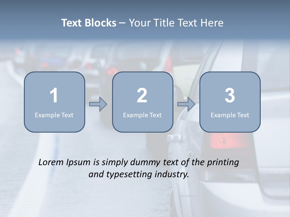 Jam Irritation Drive PowerPoint Template