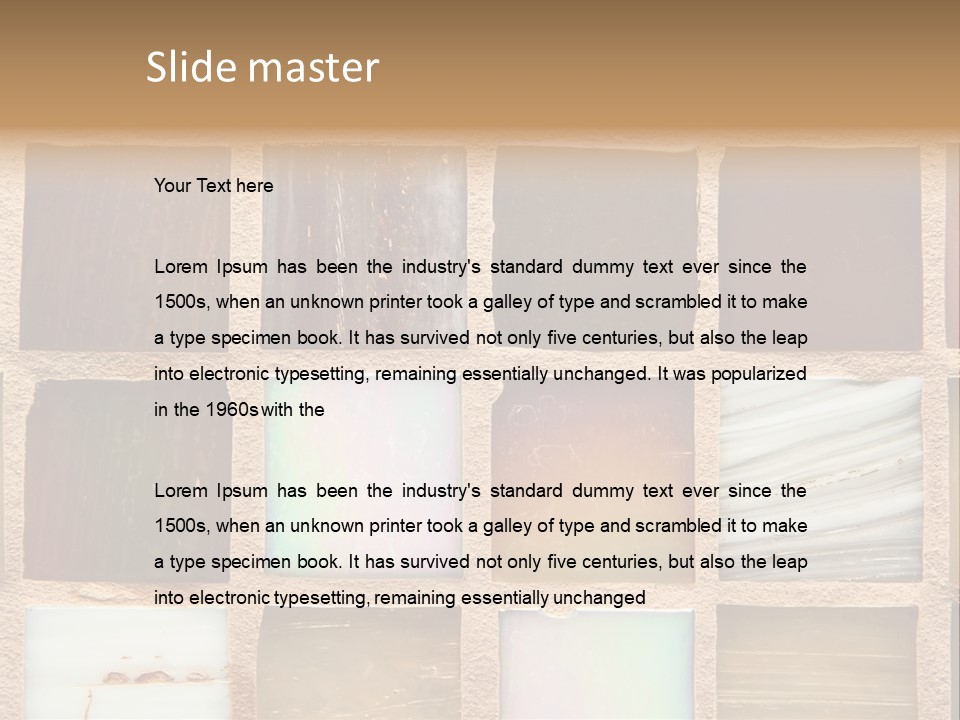 Cliffs Sky Water PowerPoint Template