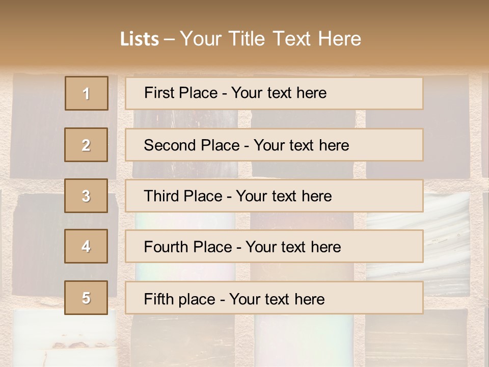 Cliffs Sky Water PowerPoint Template